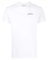 weißes T-Shirt mit einem Rundhalsausschnitt von Fiorucci