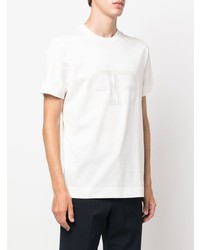 weißes T-Shirt mit einem Rundhalsausschnitt von Emporio Armani