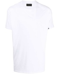 weißes T-Shirt mit einem Rundhalsausschnitt von Gabriele Pasini