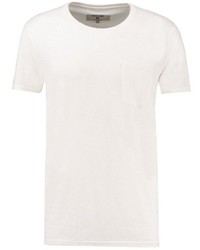 weißes T-Shirt mit einem Rundhalsausschnitt von GARCIA