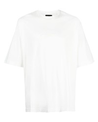 weißes T-Shirt mit einem Rundhalsausschnitt von Giorgio Armani