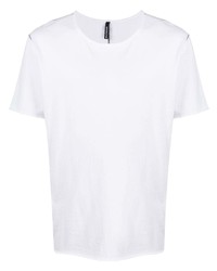 weißes T-Shirt mit einem Rundhalsausschnitt von Giorgio Brato