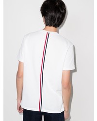 weißes T-Shirt mit einem Rundhalsausschnitt von Thom Browne