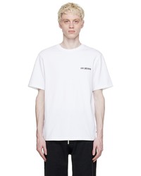 weißes T-Shirt mit einem Rundhalsausschnitt von Han Kjobenhavn