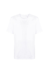 weißes T-Shirt mit einem Rundhalsausschnitt von Helmut Lang