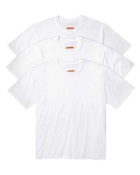 weißes T-Shirt mit einem Rundhalsausschnitt von Heron Preston for Calvin Klein