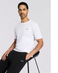 weißes T-Shirt mit einem Rundhalsausschnitt von Hugo