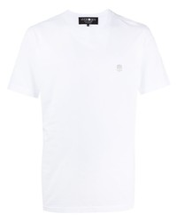 weißes T-Shirt mit einem Rundhalsausschnitt von Hydrogen
