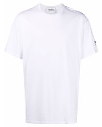 weißes T-Shirt mit einem Rundhalsausschnitt von Iceberg