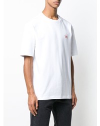 weißes T-Shirt mit einem Rundhalsausschnitt von Calvin Klein Jeans Est. 1978