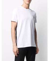 weißes T-Shirt mit einem Rundhalsausschnitt von Karl Lagerfeld