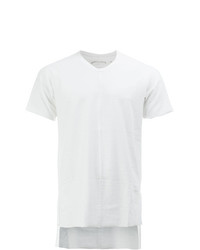 weißes T-Shirt mit einem Rundhalsausschnitt von Individual Sentiments