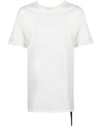 weißes T-Shirt mit einem Rundhalsausschnitt von Isaac Sellam Experience