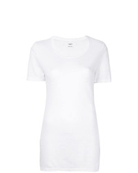 weißes T-Shirt mit einem Rundhalsausschnitt von Isabel Marant Etoile