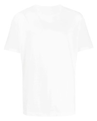 weißes T-Shirt mit einem Rundhalsausschnitt von Issey Miyake