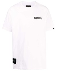 weißes T-Shirt mit einem Rundhalsausschnitt von Izzue