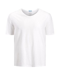 weißes T-Shirt mit einem Rundhalsausschnitt von Jack & Jones