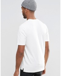 weißes T-Shirt mit einem Rundhalsausschnitt von Jack and Jones