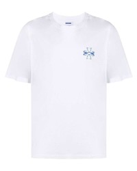 weißes T-Shirt mit einem Rundhalsausschnitt von Jacob Cohen