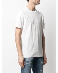 weißes T-Shirt mit einem Rundhalsausschnitt von Emporio Armani