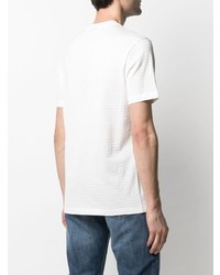 weißes T-Shirt mit einem Rundhalsausschnitt von Emporio Armani