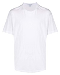 weißes T-Shirt mit einem Rundhalsausschnitt von James Perse