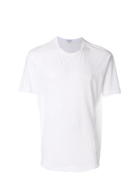 weißes T-Shirt mit einem Rundhalsausschnitt von James Perse