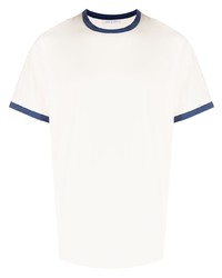 weißes T-Shirt mit einem Rundhalsausschnitt von John Elliott