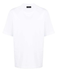weißes T-Shirt mit einem Rundhalsausschnitt von Joseph
