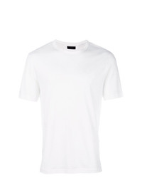 weißes T-Shirt mit einem Rundhalsausschnitt von Joseph