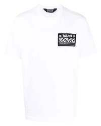 weißes T-Shirt mit einem Rundhalsausschnitt von Just Cavalli