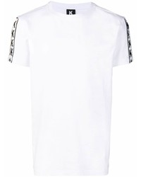 weißes T-Shirt mit einem Rundhalsausschnitt von Kappa Kontroll