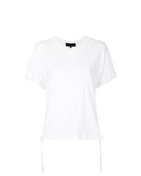 weißes T-Shirt mit einem Rundhalsausschnitt von Kendall & Kylie