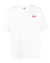 weißes T-Shirt mit einem Rundhalsausschnitt von Kenzo