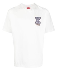 weißes T-Shirt mit einem Rundhalsausschnitt von Kenzo