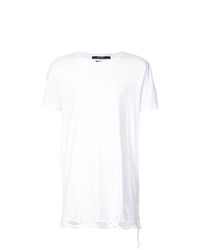 weißes T-Shirt mit einem Rundhalsausschnitt von Ksubi