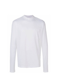 weißes T-Shirt mit einem Rundhalsausschnitt von Lanvin