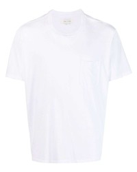 weißes T-Shirt mit einem Rundhalsausschnitt von Les Tien