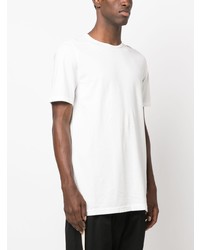 weißes T-Shirt mit einem Rundhalsausschnitt von Rick Owens DRKSHDW