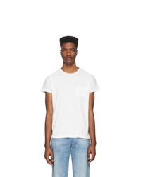 weißes T-Shirt mit einem Rundhalsausschnitt von Levis Vintage Clothing