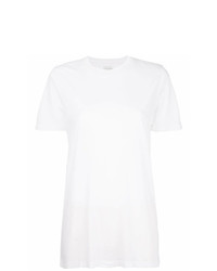weißes T-Shirt mit einem Rundhalsausschnitt von LNDR