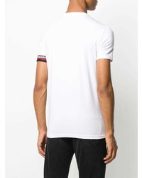 weißes T-Shirt mit einem Rundhalsausschnitt von DSQUARED2