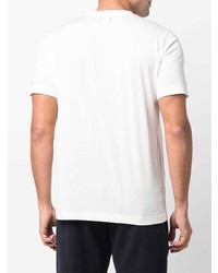 weißes T-Shirt mit einem Rundhalsausschnitt von Kiton