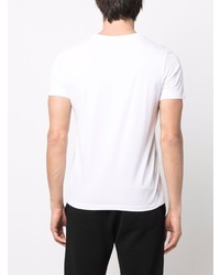 weißes T-Shirt mit einem Rundhalsausschnitt von Peuterey