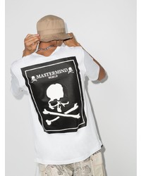 weißes T-Shirt mit einem Rundhalsausschnitt von Mastermind Japan