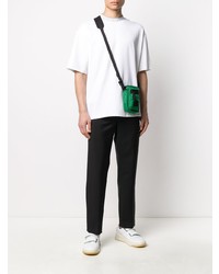 weißes T-Shirt mit einem Rundhalsausschnitt von Acne Studios