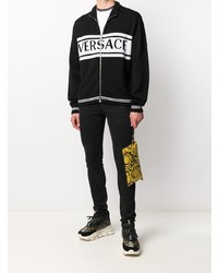 weißes T-Shirt mit einem Rundhalsausschnitt von Versace