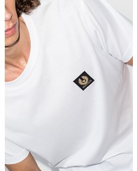 weißes T-Shirt mit einem Rundhalsausschnitt von Belstaff