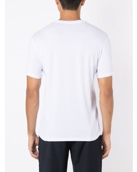 weißes T-Shirt mit einem Rundhalsausschnitt von Armani Exchange