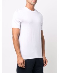 weißes T-Shirt mit einem Rundhalsausschnitt von Emporio Armani